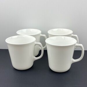 Vintage Corning USA Classic White Mug Set of 4